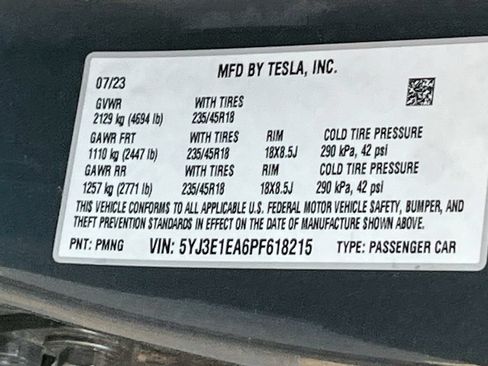 Used 2023 Tesla Model 3 Standard Range RWD image 31