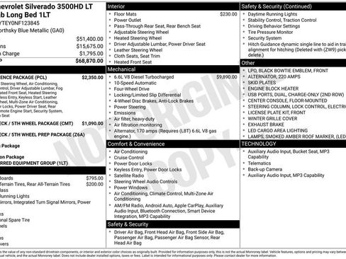 Used 2022 Chevrolet Silverado 3500 LT w/ Convenience Package AWD/4WD image 7
