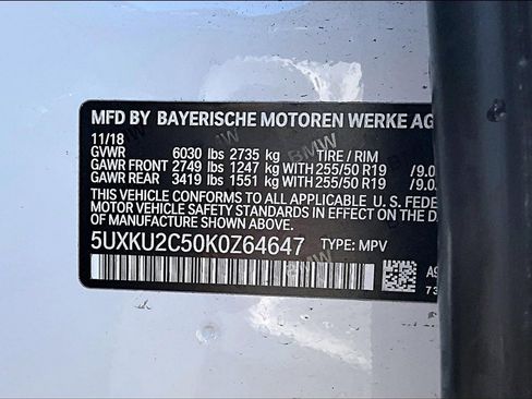 Used 2019 BMW X6 xDrive35i w/ Premium Package image 19