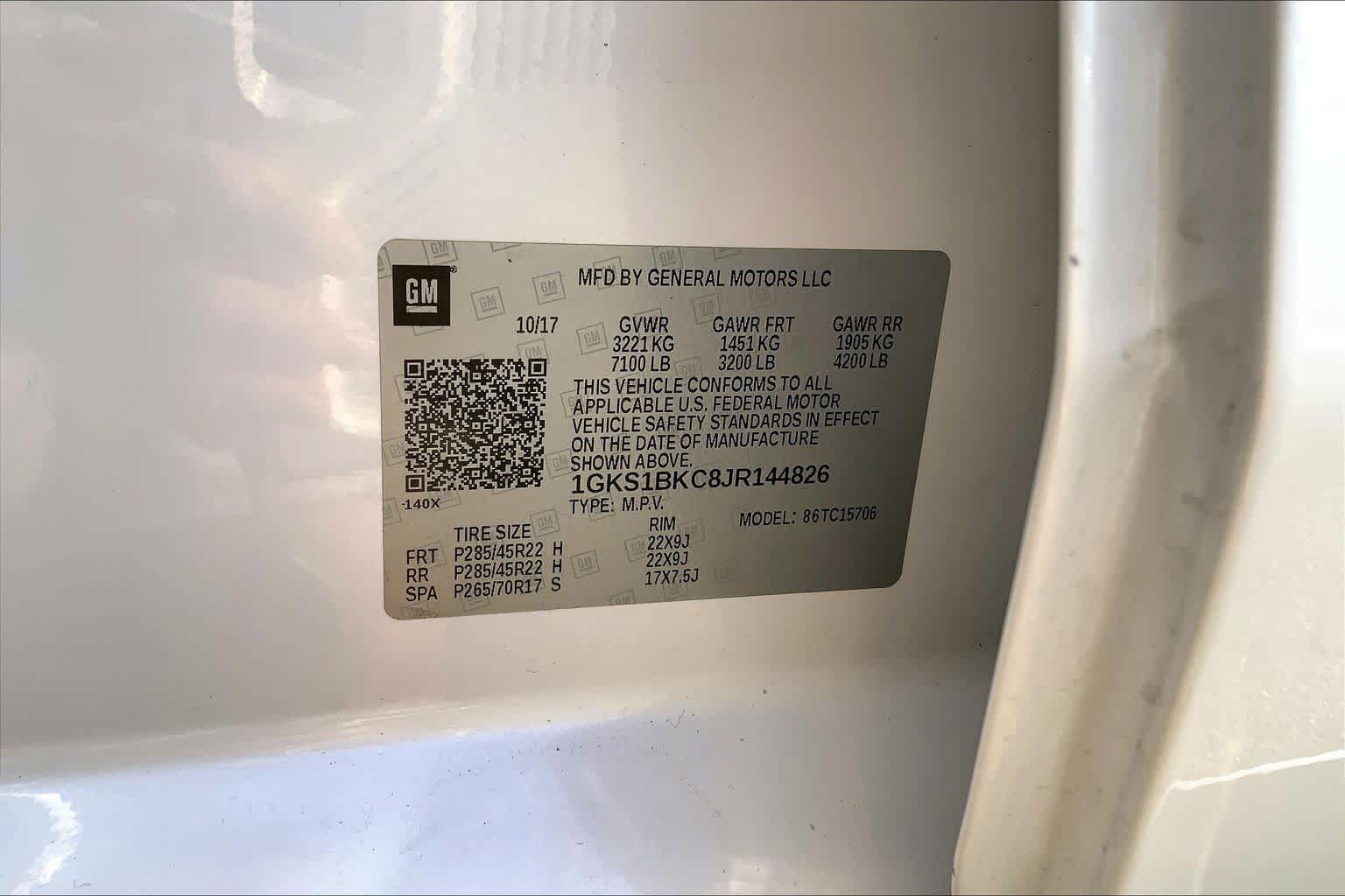 Used 2018 GMC Yukon SLT w/ Premium Edition RWD image 36