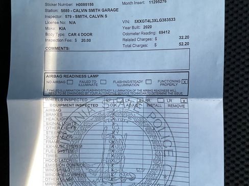 Used 2020 Kia Optima LX image 47