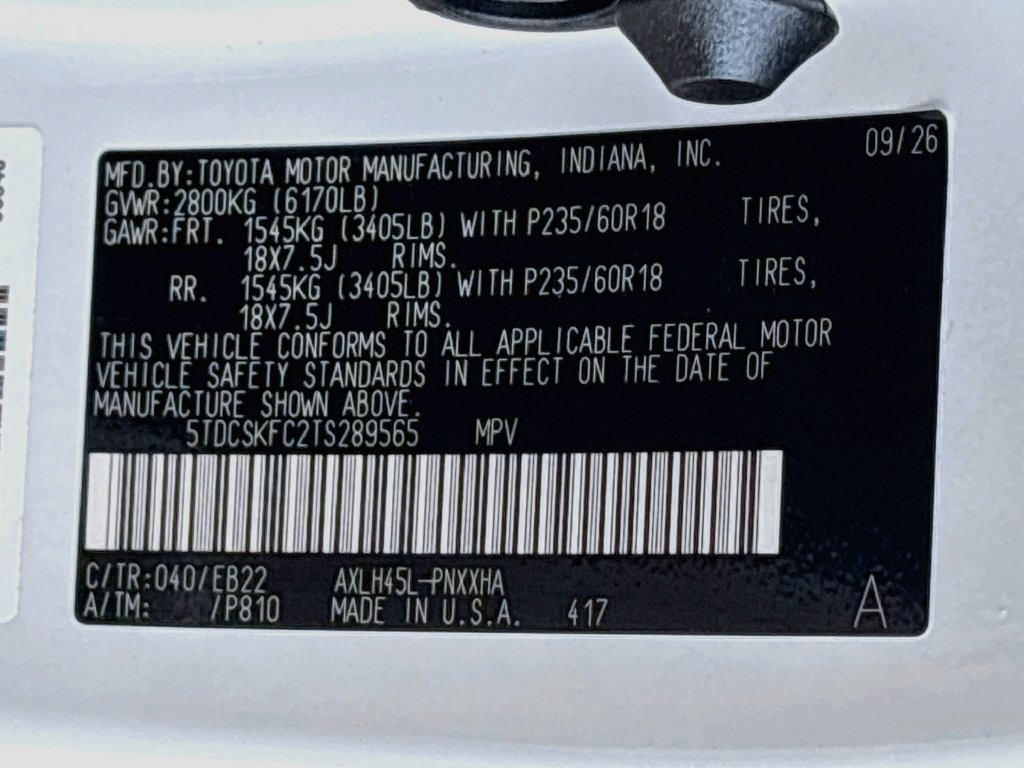New 2026 Toyota Sienna XLE Woodland Edition AWD/4WD image 31