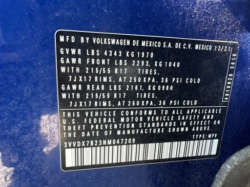 Used 2022 Volkswagen Taos S FWD image 14
