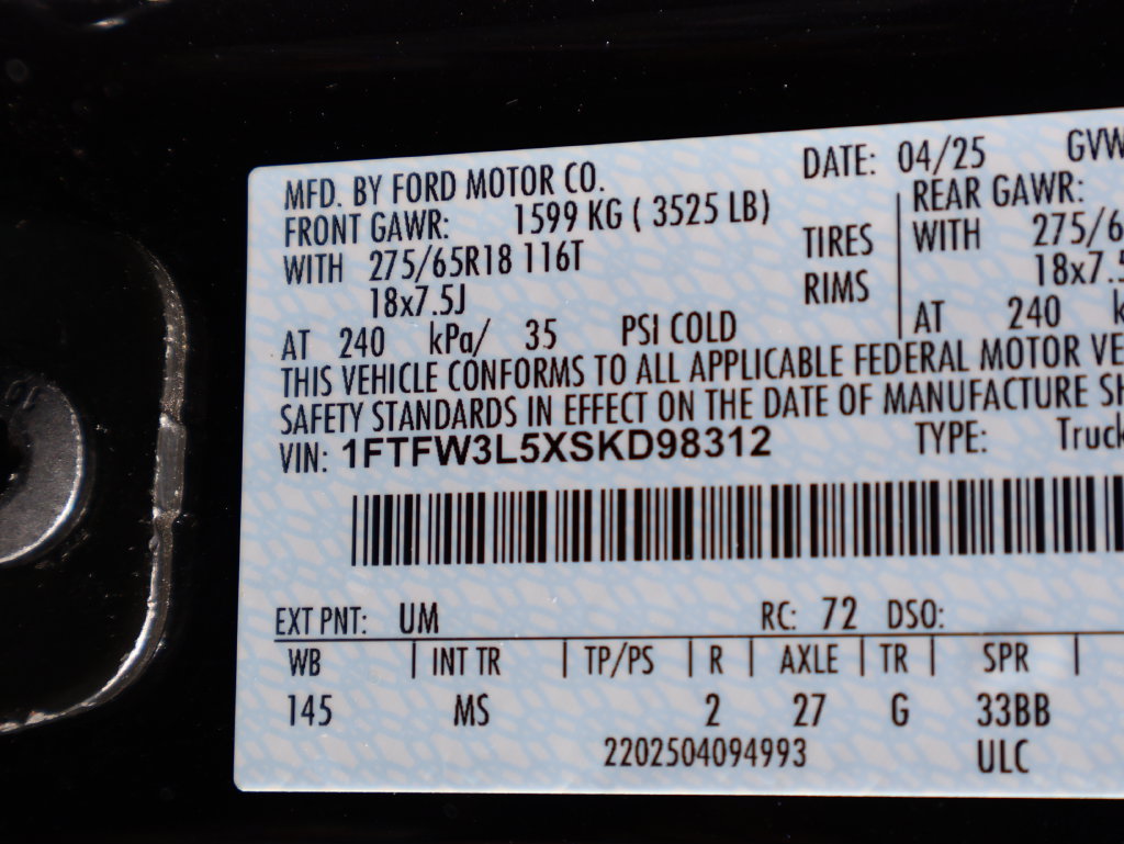 Used 2025 Ford F150 XLT AWD/4WD image 38