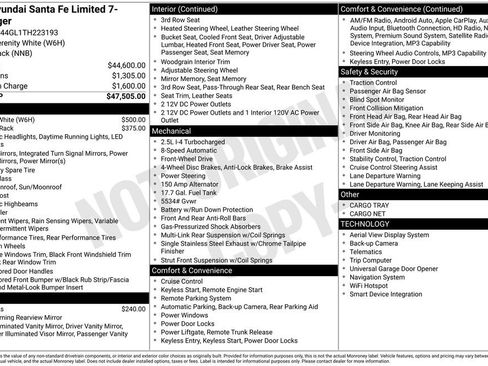 New 2026 Hyundai Santa Fe Limited FWD image 4