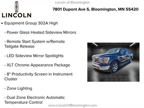 Used 2023 Ford F150 XLT w/ Equipment Group 302A High image 9