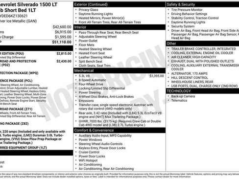 Certified 2019 Chevrolet Silverado 1500 LT w/ All-Star Edition AWD/4WD image 11