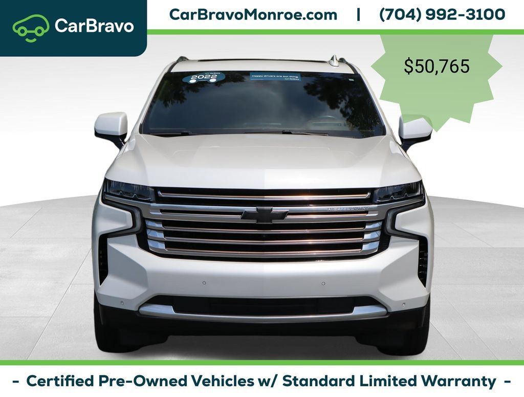 Certified 2022 Chevrolet Tahoe High Country AWD/4WD image 10