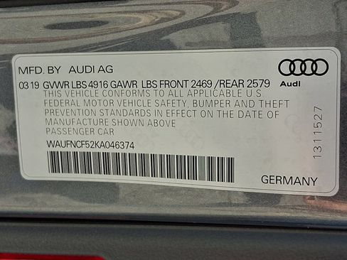 Used 2019 Audi A5 2.0T Prestige w/ S Line Sport Package AWD/4WD image 31