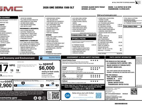 New 2026 GMC Sierra 1500 SLT w/ SLT Premium Package AWD/4WD image 4