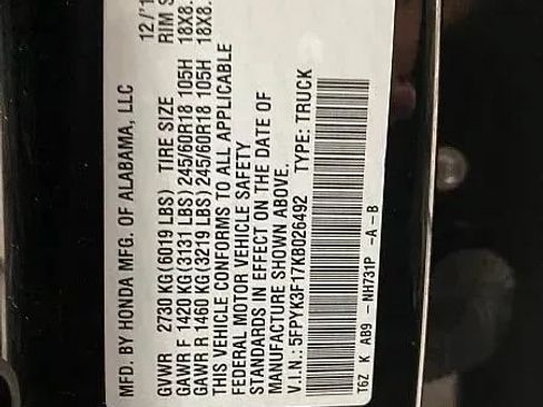Used 2019 Honda Ridgeline Sport image 10