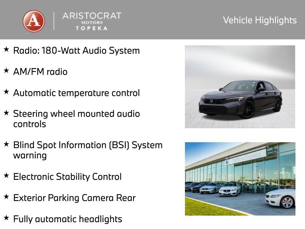 Used 2026 Honda Civic Sport image 2