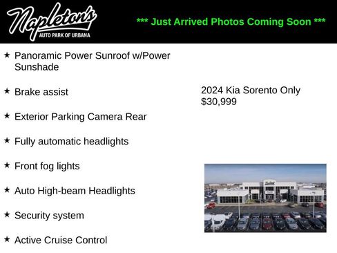 Used 2024 Kia Sorento S w/ Panoramic Sunroof Package image 2