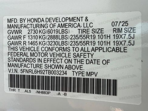 Used 2026 Honda Odyssey Elite image 52