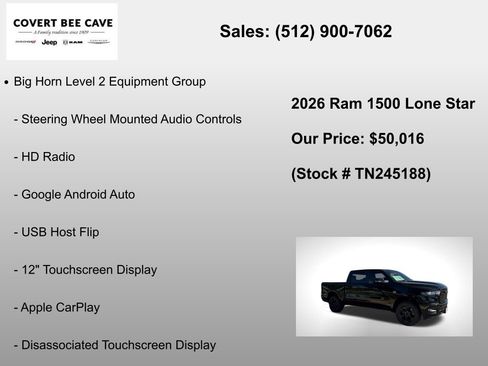 New 2026 RAM 1500 Lone Star image 30