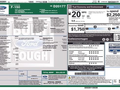 Used 2022 Ford F150 XLT w/ Equipment Group 302A High AWD/4WD image 14
