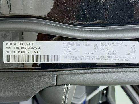 New 2025 Jeep Grand Cherokee L Overland w/ Luxury Tech Group IV image 33