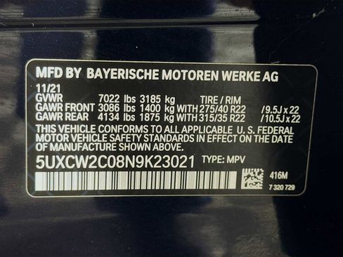 Used 2022 BMW X7 xDrive40i w/ M Sport Package image 31