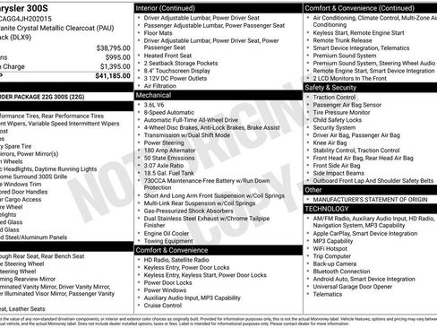 Used 2018 Chrysler 300 S image 14