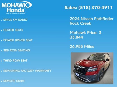 Used 2024 Nissan Pathfinder Rock Creek AWD/4WD image 14