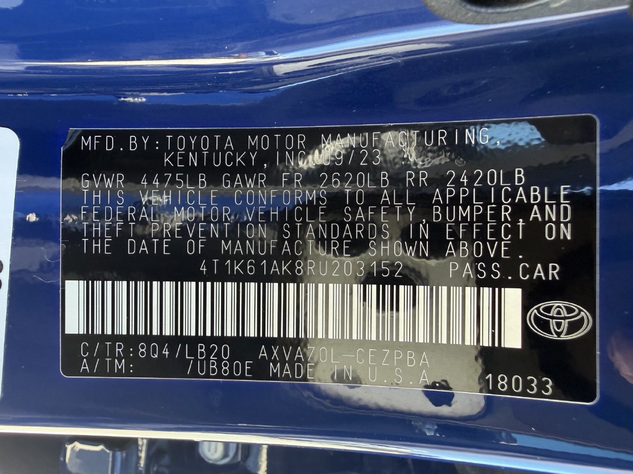 Used 2024 Toyota Camry XSE FWD image 28