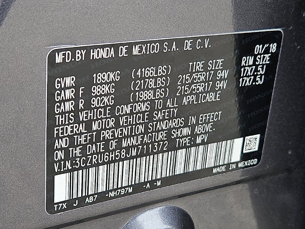 Used 2018 Honda HR-V EX image 28