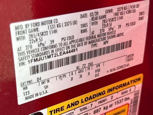 Certified 2020 Ford Expedition Platinum image 31