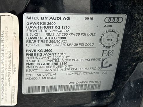 Used 2020 Audi SQ5 Prestige image 30