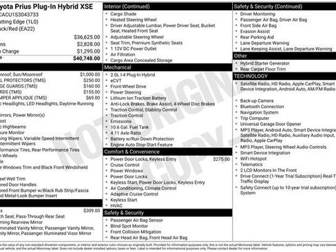 Used 2025 Toyota Prius Plug-In Hybrid FWD image 11