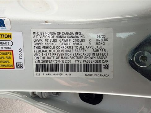 Used 2023 Honda Civic EX image 31