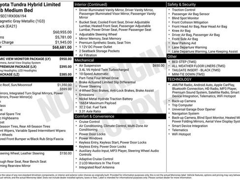 Used 2024 Toyota Tundra Limited image 3