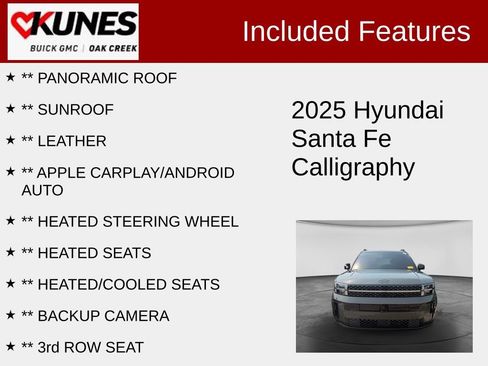 Used 2025 Hyundai Santa Fe Calligraphy AWD/4WD image 2