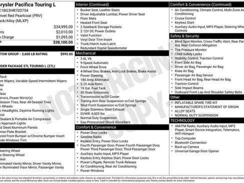 Used 2017 Chrysler Pacifica Touring-L image 7