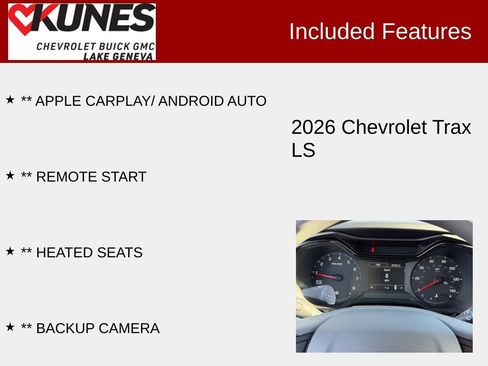 New 2026 Chevrolet Trax LS w/ LS Convenience Package FWD image 3
