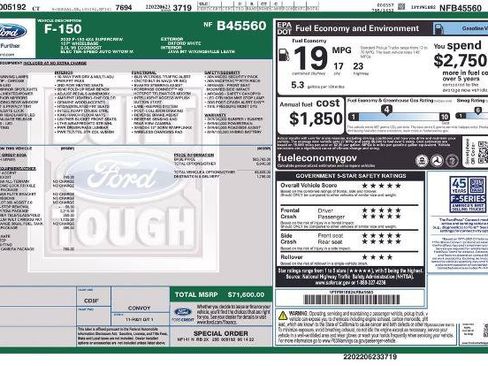 Certified 2022 Ford F150 King Ranch w/ Max Trailer Tow Package AWD/4WD image 2