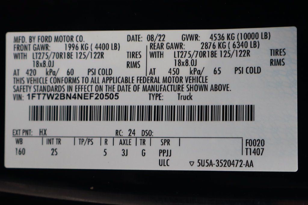 Used 2022 Ford F250 XLT w/ XLT Premium Package AWD/4WD image 57
