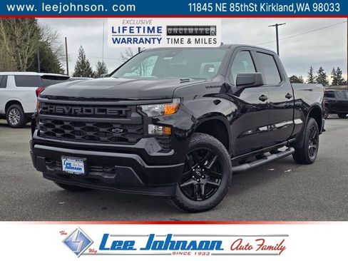New 2026 Chevrolet Silverado 1500 Custom w/ Turbomax Blackout Package image 1