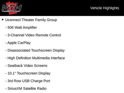Used 2022 Chrysler Pacifica Touring-L w/ Uconnect Theater Family Group image 19