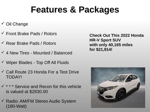 Certified 2022 Honda HR-V Sport image 4