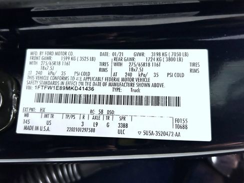 Used 2021 Ford F150 XLT w/ Equipment Group 302A High AWD/4WD image 25