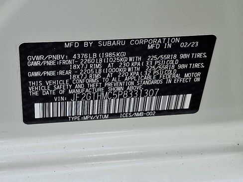 Used 2023 Subaru Crosstrek 2.5i Limited w/ Moonroof Package image 25