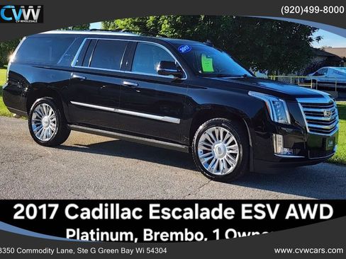 Used 2017 Cadillac Escalade ESV Platinum AWD/4WD image 1