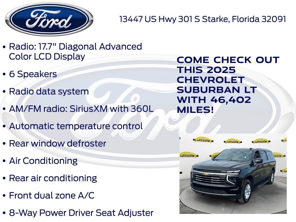 Used 2025 Chevrolet Suburban LT RWD image 27