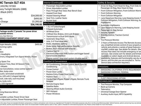 Used 2024 GMC Terrain SLT image 36