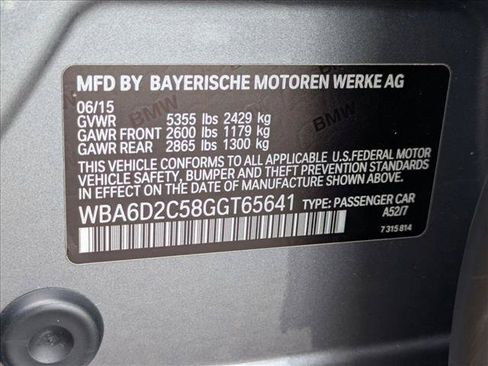 Used 2016 BMW 640i Gran Coupe xDrive AWD/4WD image 15