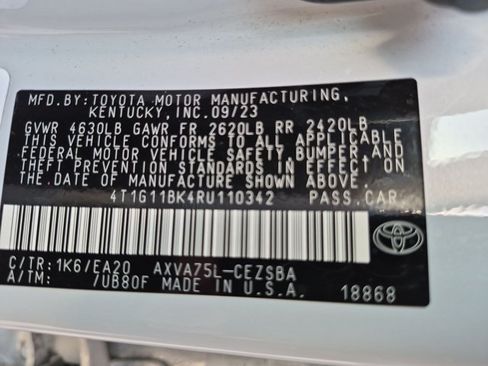 Certified 2024 Toyota Camry SE w/ Cold Weather Package AWD/4WD image 24