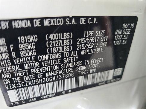 Used 2016 Honda HR-V LX image 27
