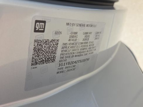 New 2026 Chevrolet Corvette Stingray Preferred Cpe w/ Z51 Performance Package image 27