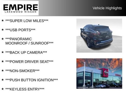 Used 2023 Nissan Murano Platinum w/ Cargo Package AWD/4WD image 2