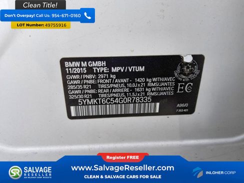 Used 2016 BMW X5 M AWD/4WD image 19